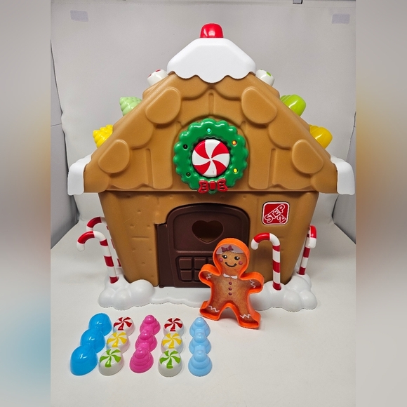Step 2 My First Gingerbread House Interactive Toy Christmas Complete Works Great - Picture 6 of 11